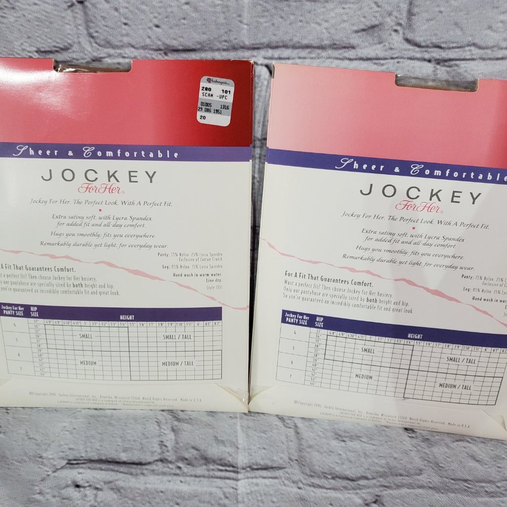 JOCKEY SIZE MED WARM BEIGE CAFE CREME CONTROL TOP - Picture 2 of 2